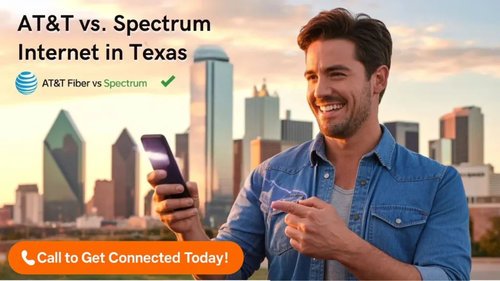 AT&T vs. Spectrum Internet in Texas (2025): A Head-to-Head Comparison