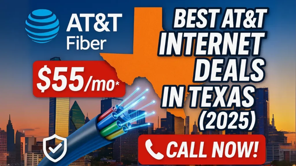 Best AT&T Internet Deals Texas (2025) | Compare Fiber & Wireless Plans
